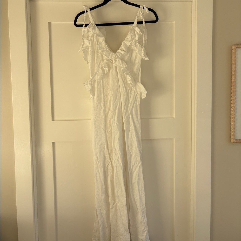 Zara White Maxi Dress